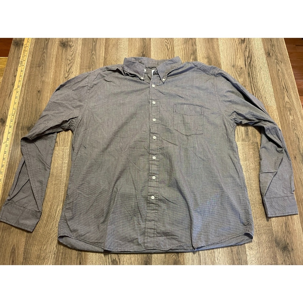 Gap Shirt, Men's Size XXL, Gray, Button Down, Long Sleeve, Pocket